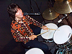 Kurt playing drums